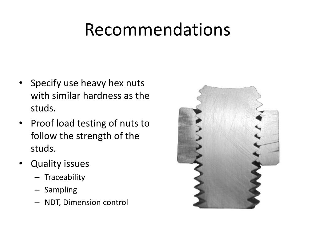 Proof Load Test For Nuts payment proof 2020