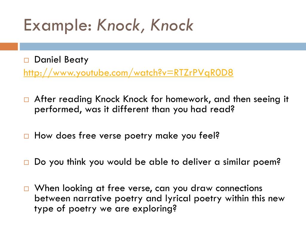PPT Free Verse, slam poetry PowerPoint Presentation, free download