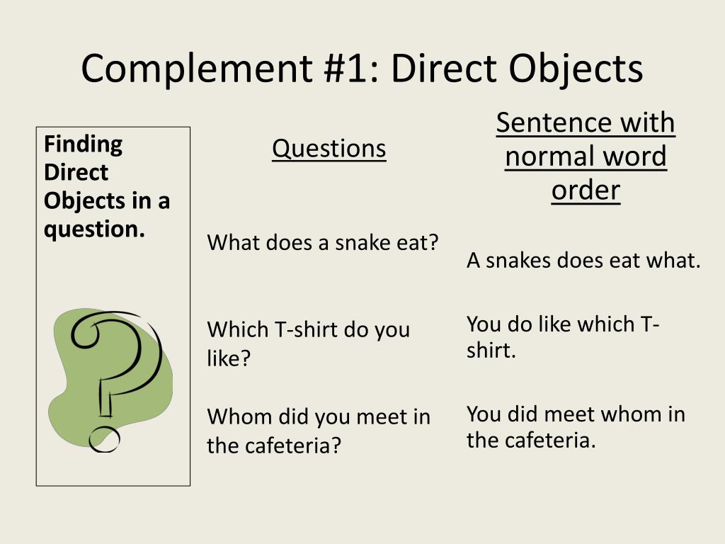 How To Diagram An Object Complement