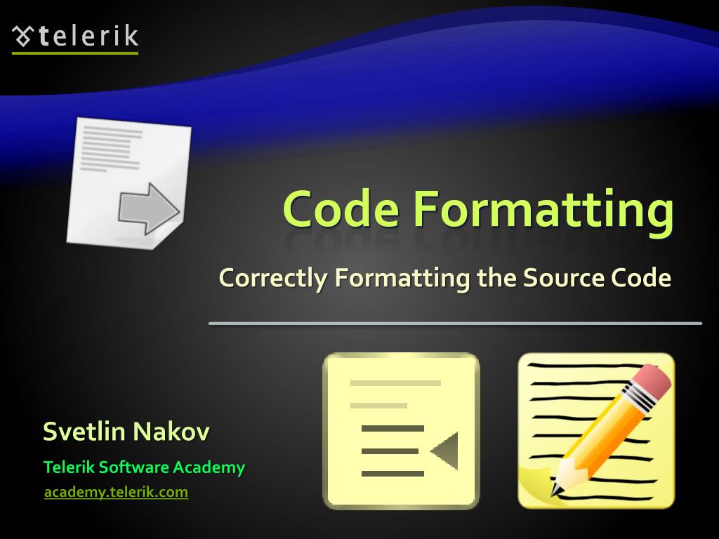 PPT Code Formatting PowerPoint Presentation, free download ID3069761