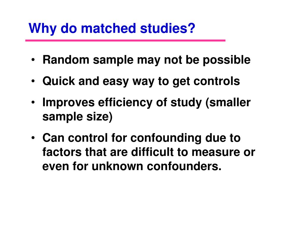 PPT Matching (in case control studies) PowerPoint Presentation, free download ID3070810