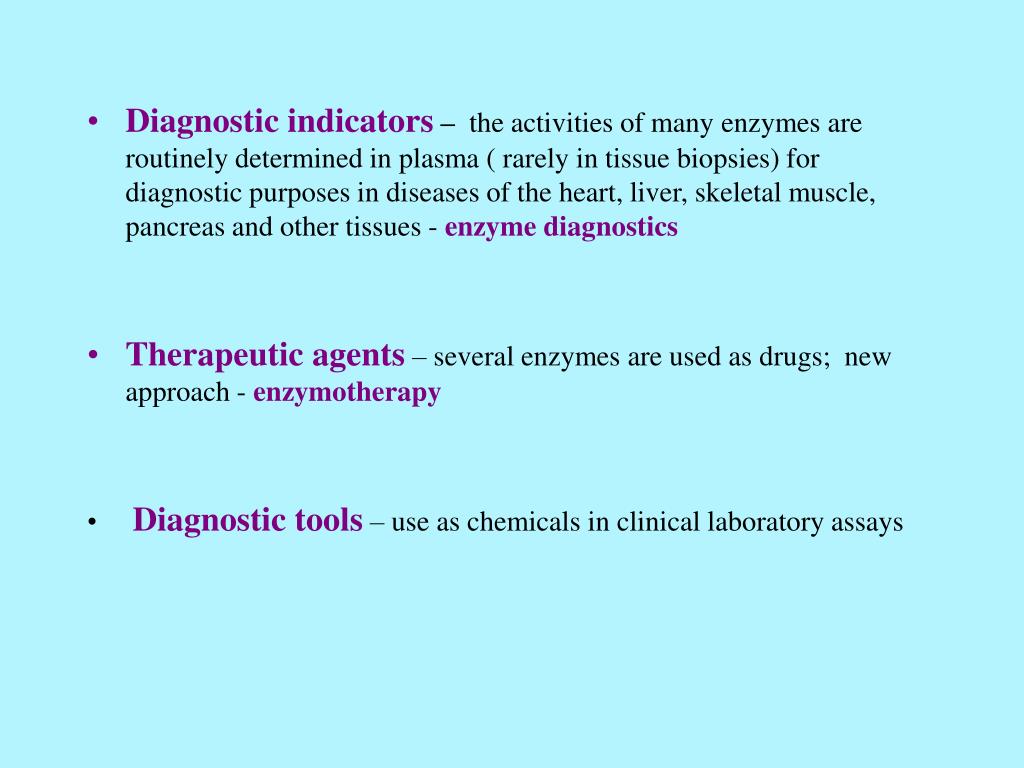 PPT ENZYMES IN MEDICINE PowerPoint Presentation, free download ID