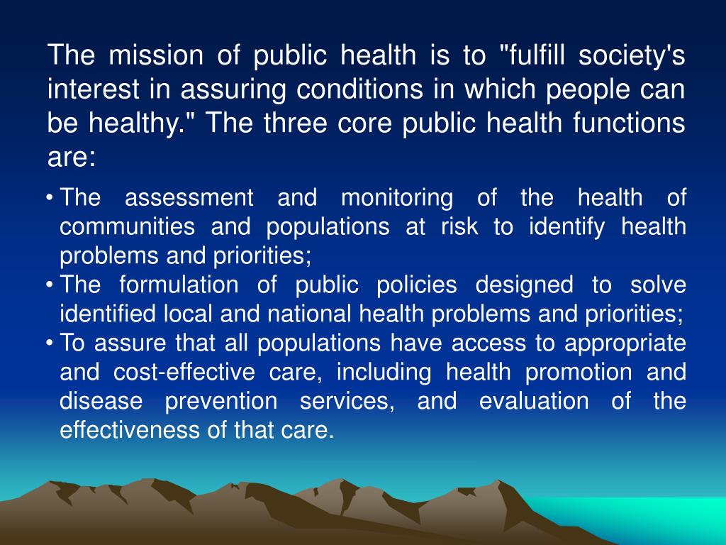 PPT Definition of Public health PowerPoint Presentation, free