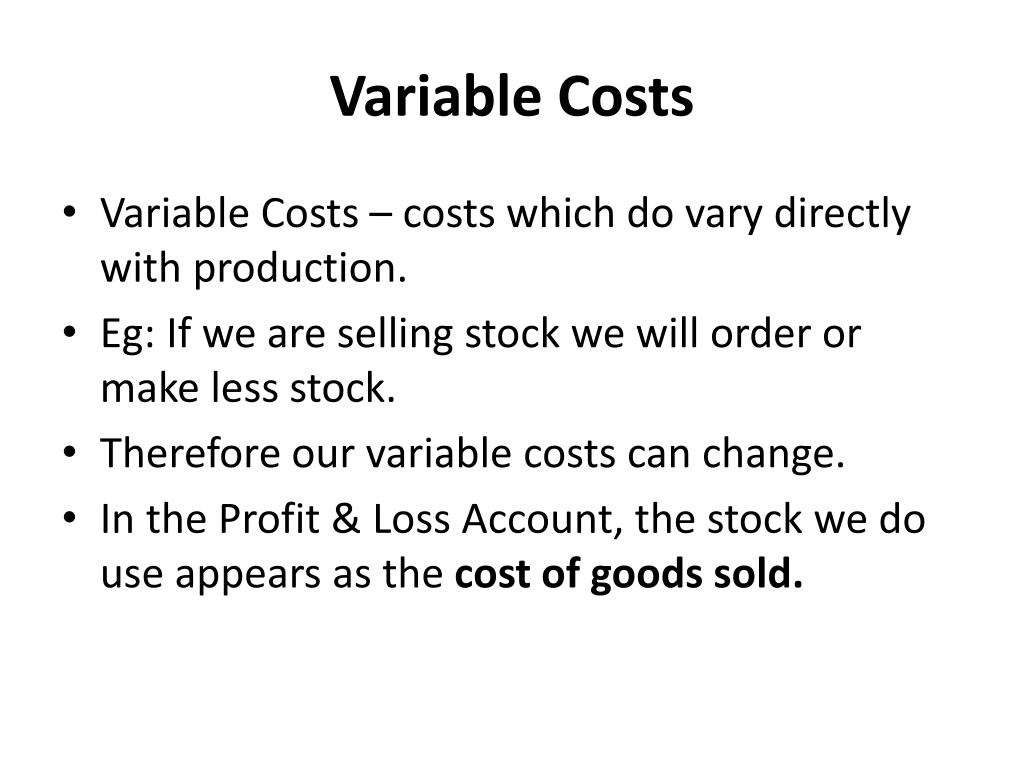 PPT COST, REVENUE & BREAK EVEN ANALYSIS PowerPoint Presentation ID
