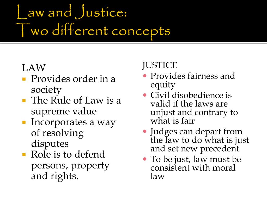 What Is Justice And Law?