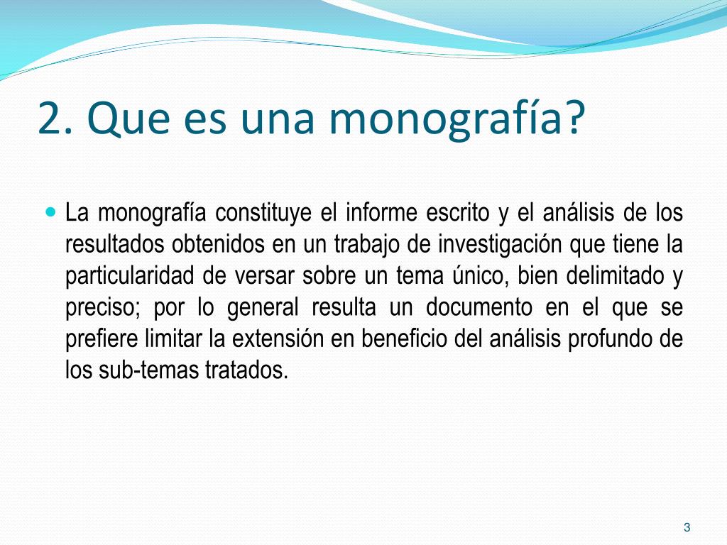 PPT ¿Cómo hacer una Monografía? PowerPoint Presentation, free