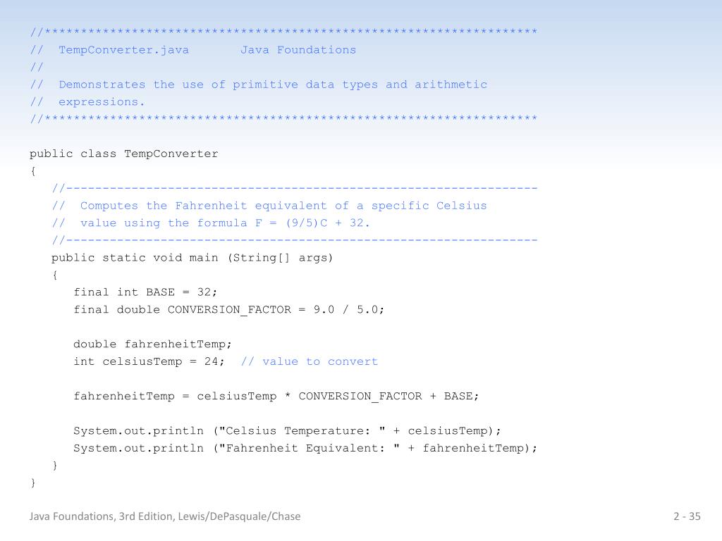 PPT Chapter 2 Data and Expressions PowerPoint Presentation, free
