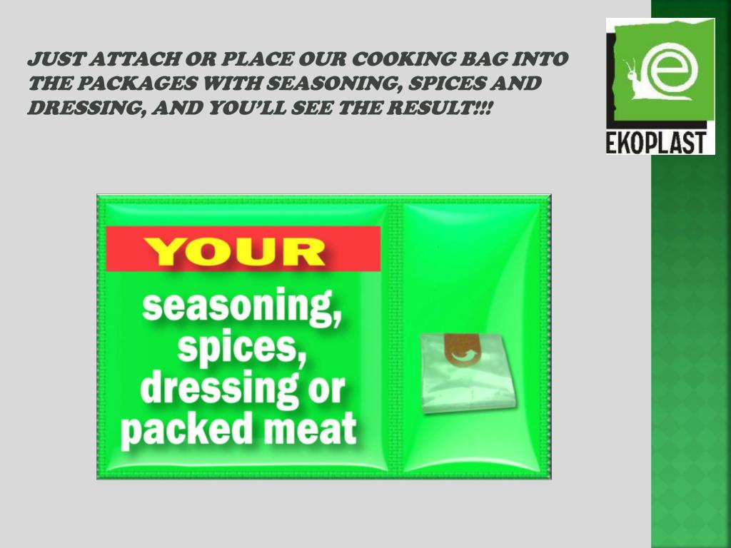 PPT Super folded cooking bags PowerPoint Presentation, free download