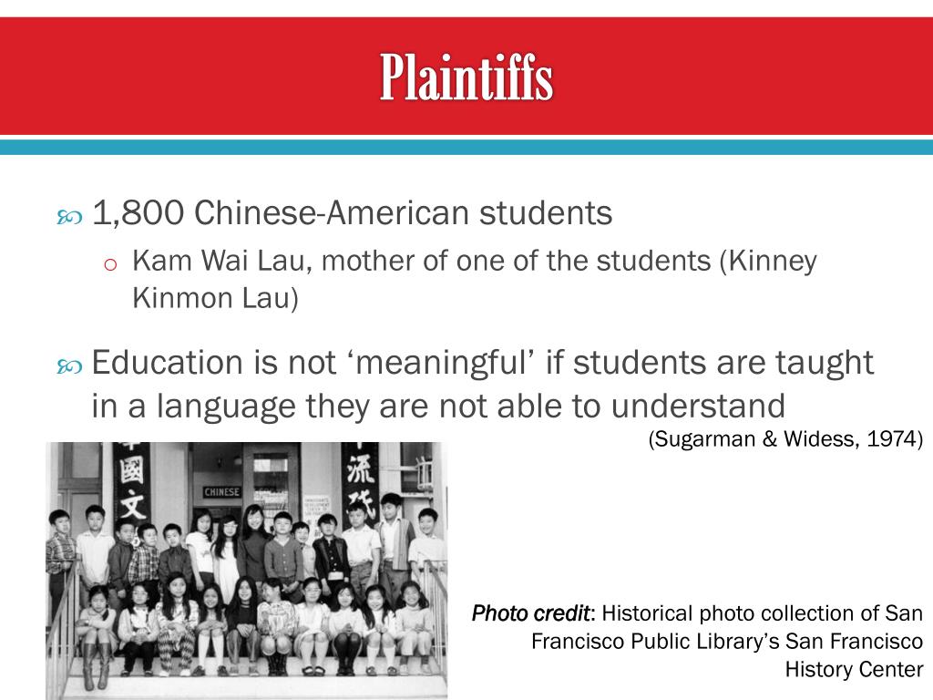 PPT Lau v. Nichols PowerPoint Presentation, free download ID3081041