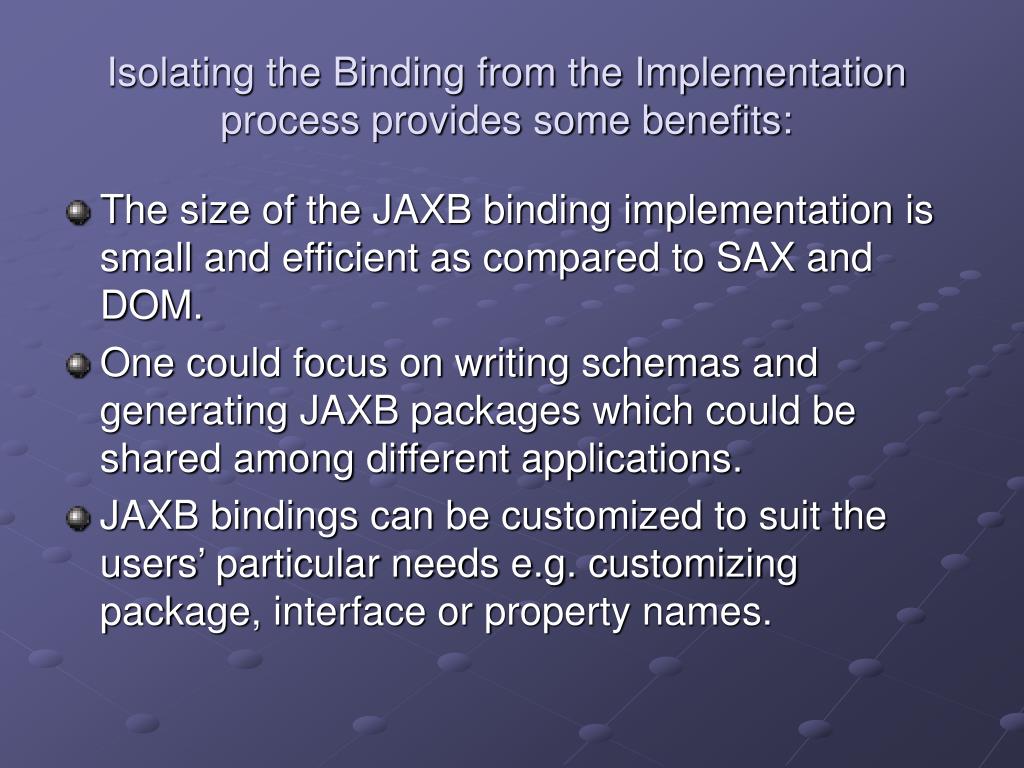 PPT JAXB Java Architecture for XML Binding PowerPoint Presentation