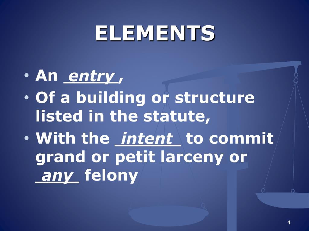 PPT BURGLARY PowerPoint Presentation, free download ID3082049