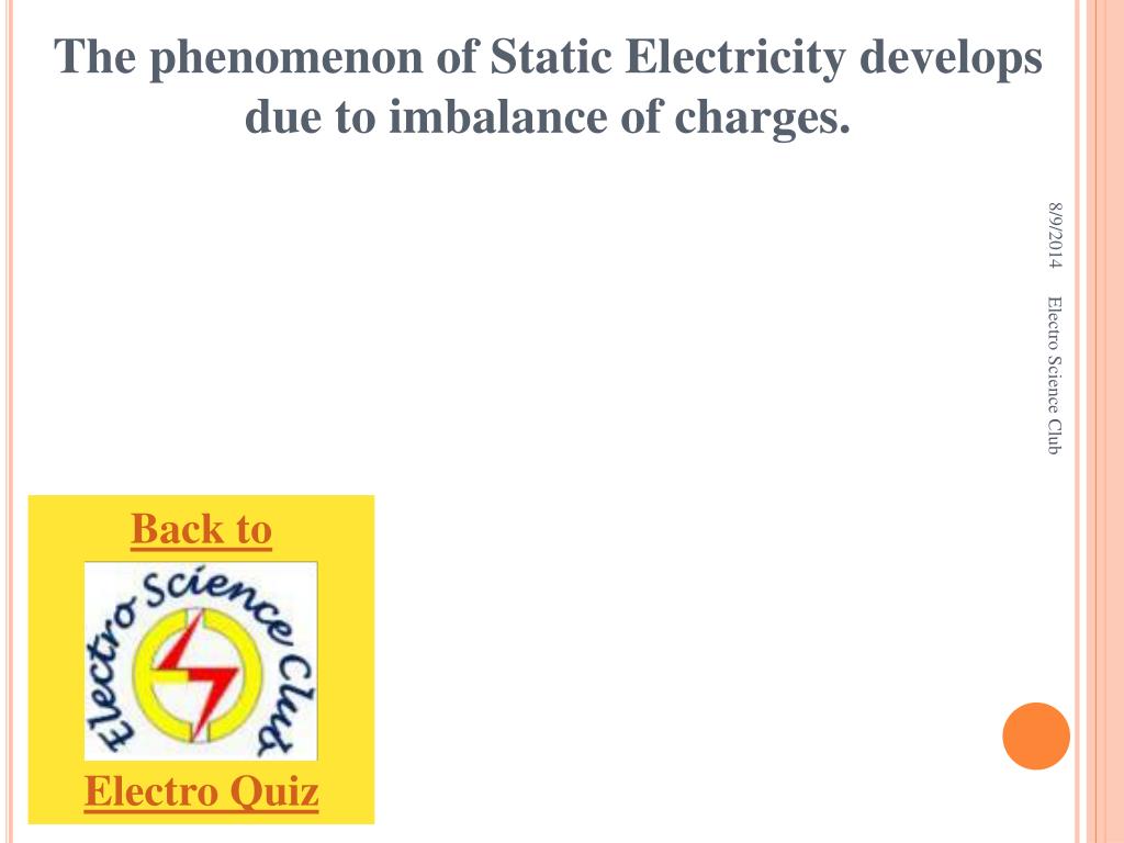 PPT Electro Quiz (Static Electric) PowerPoint Presentation, free