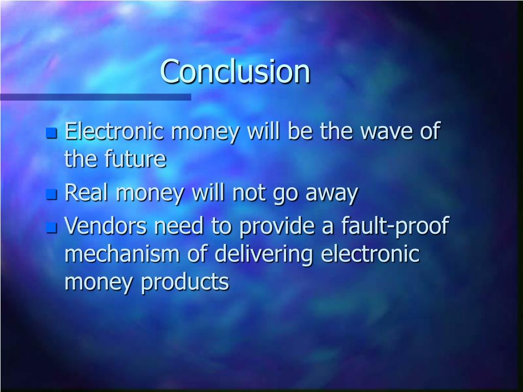 PPT Electronic Money Movement PowerPoint Presentation, free download