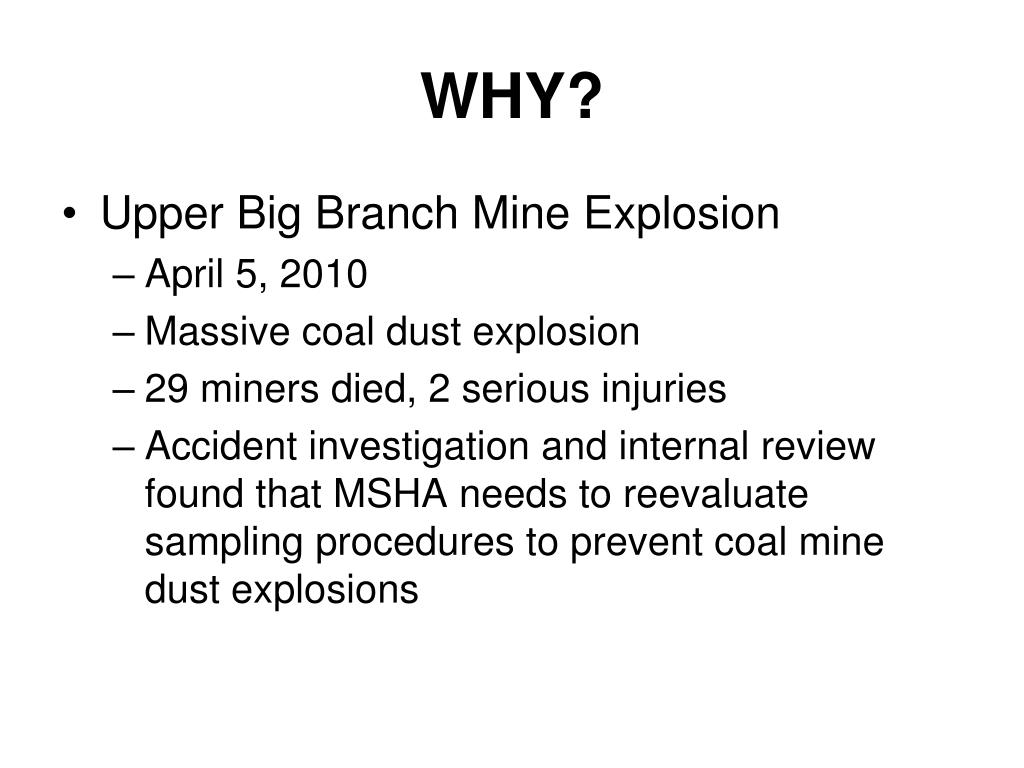 PPT MSHA Revised Policies and Procedures for the Prevention of Coal