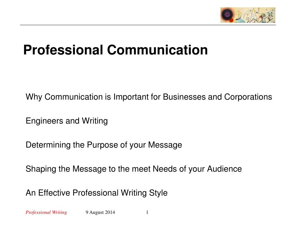PPT Why Communication is Important for Businesses and
