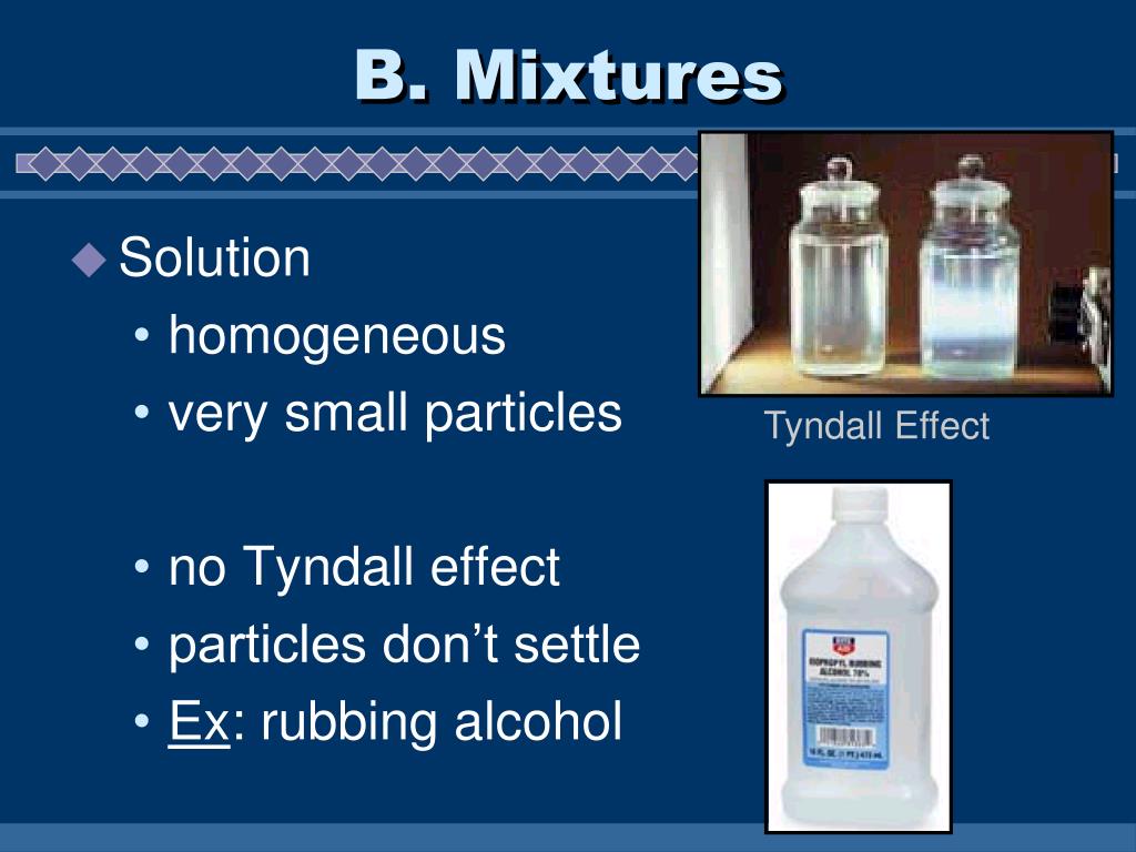 PPT I. Types of Mixtures PowerPoint Presentation ID3088579