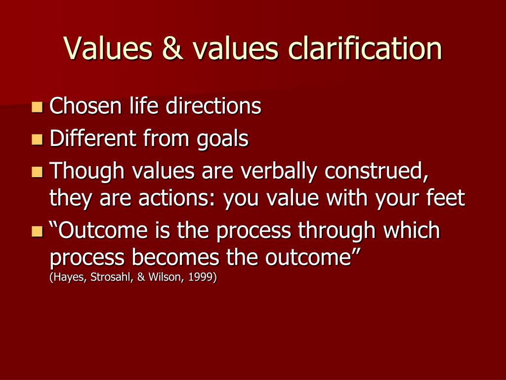 PPT Introduction to Acceptance and Commitment Therapy PowerPoint