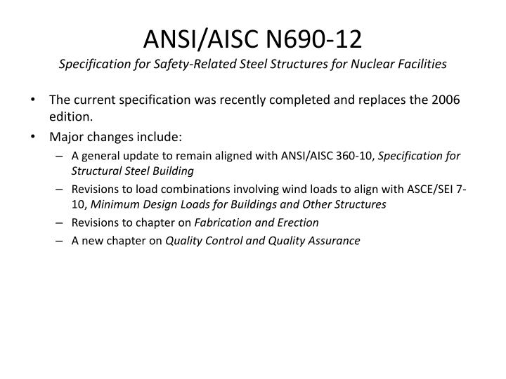 AISC N690 12 PDF