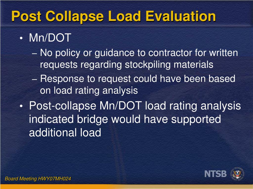 PPT Construction Activity & Traffic Conditions on I35W Bridge