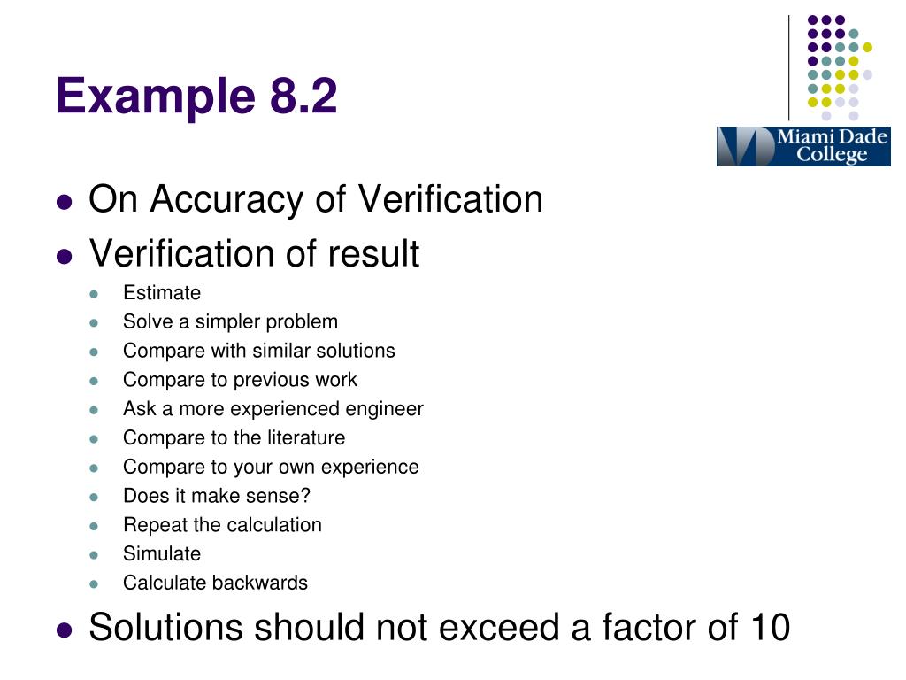 Example of working backwards problem solving