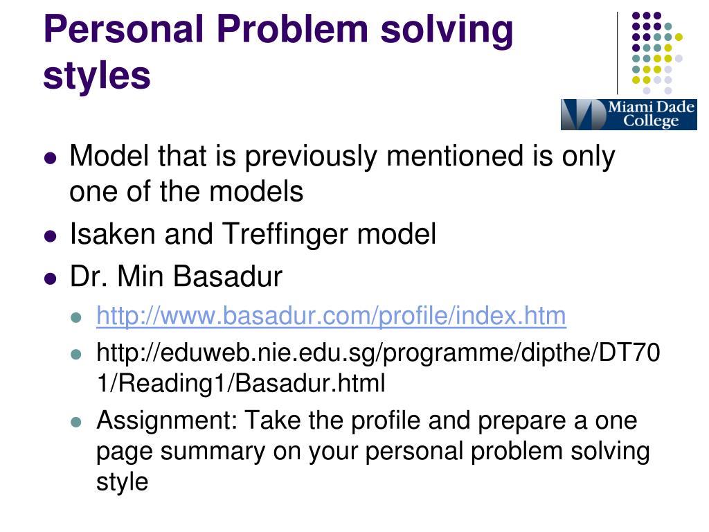 PPT Problem Solving PowerPoint Presentation, free download ID3096214