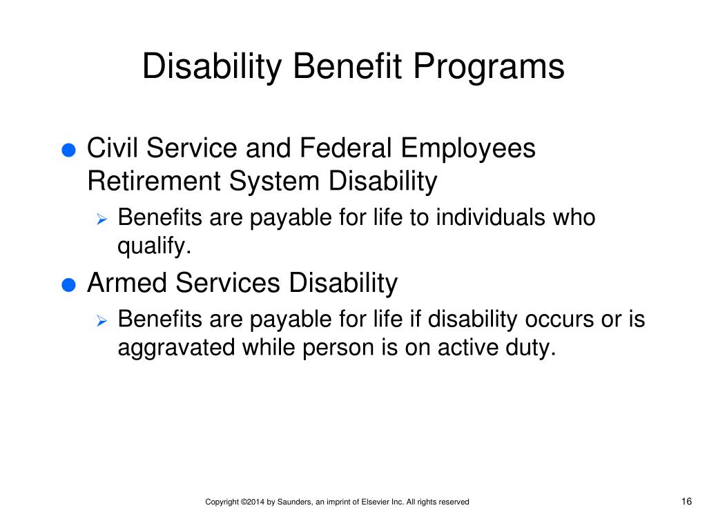 PPT Chapter 16 Disability Insurance and Disability Benefit
