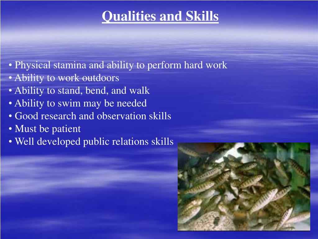 PPT Agricultural Careers Fish Hatchery Manager PowerPoint