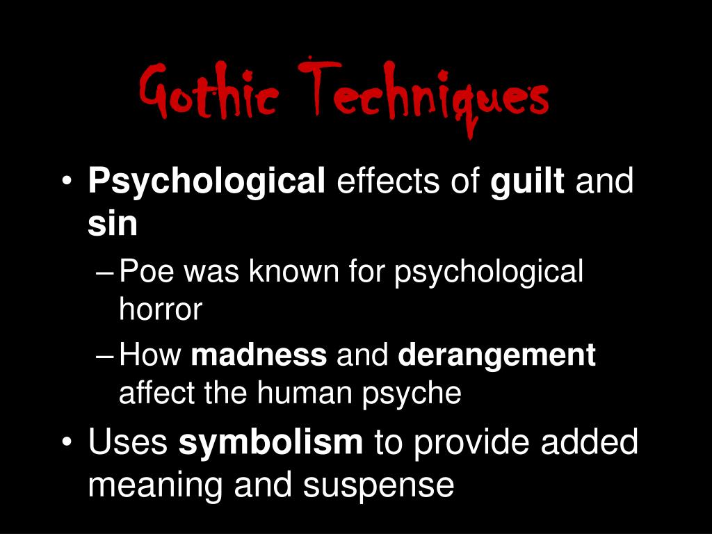 PPT Gothic Elements PowerPoint Presentation, free download ID3098560