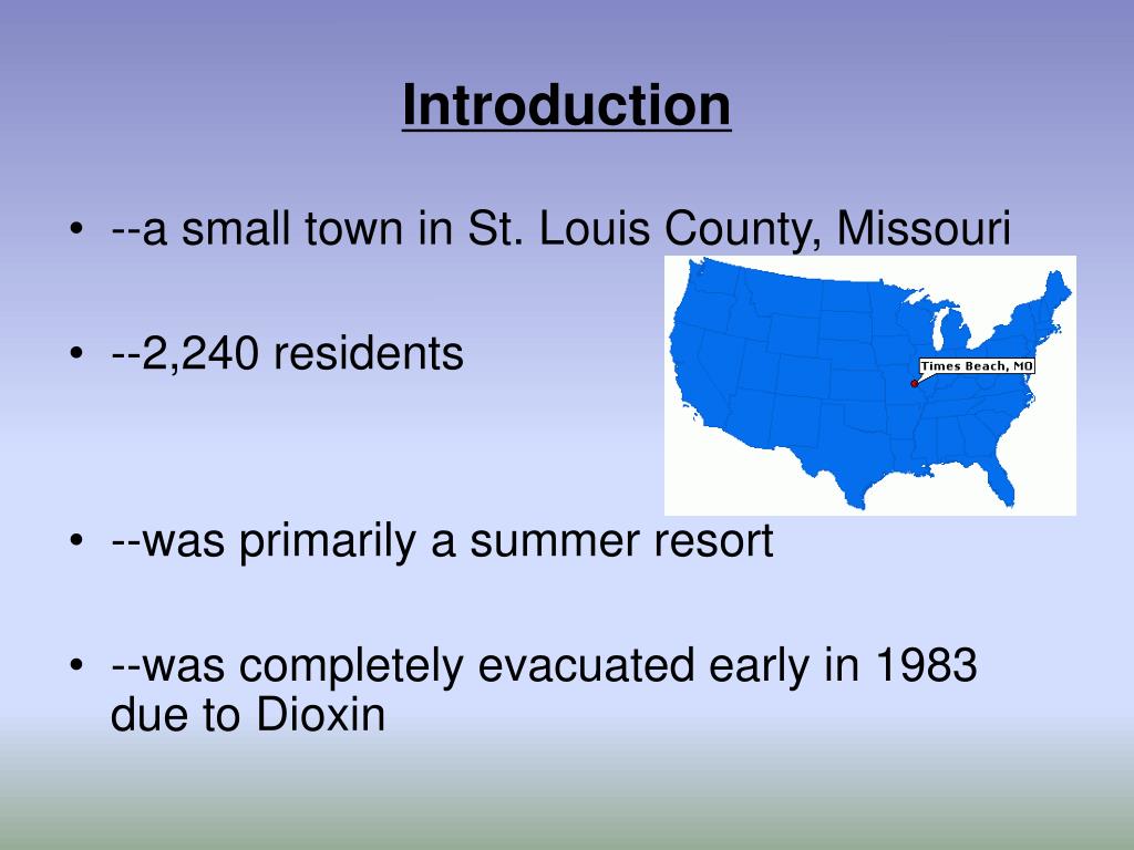 PPT Times Beach, Missouri PowerPoint Presentation, free download ID
