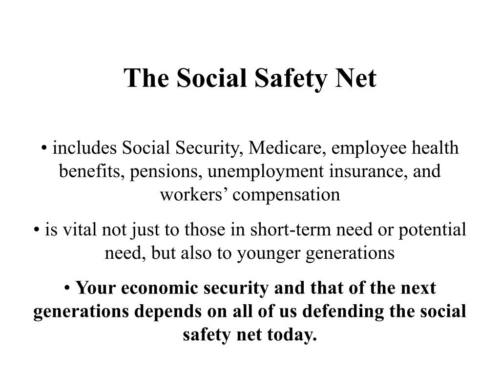 PPT Defending the Social Safety Net A Call to Action PowerPoint