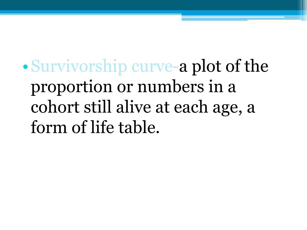 PPT Survivorship Curves PowerPoint Presentation, free download ID