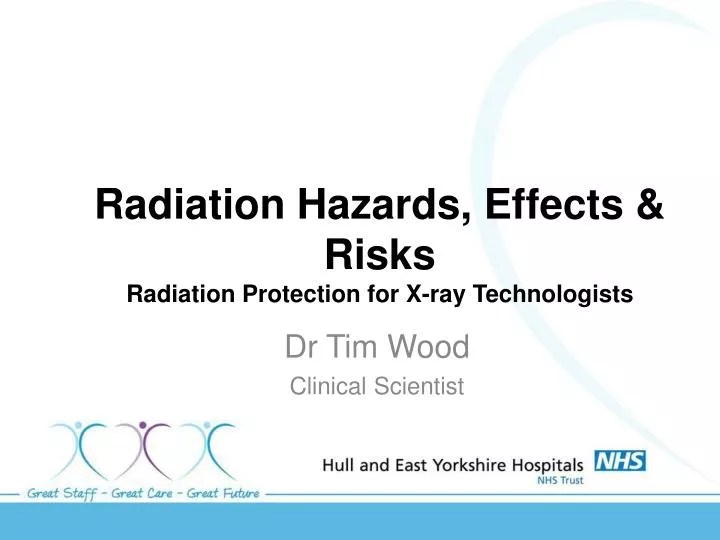 PPT Radiation Hazards, Effects & Risks Radiation Protection for Xray
