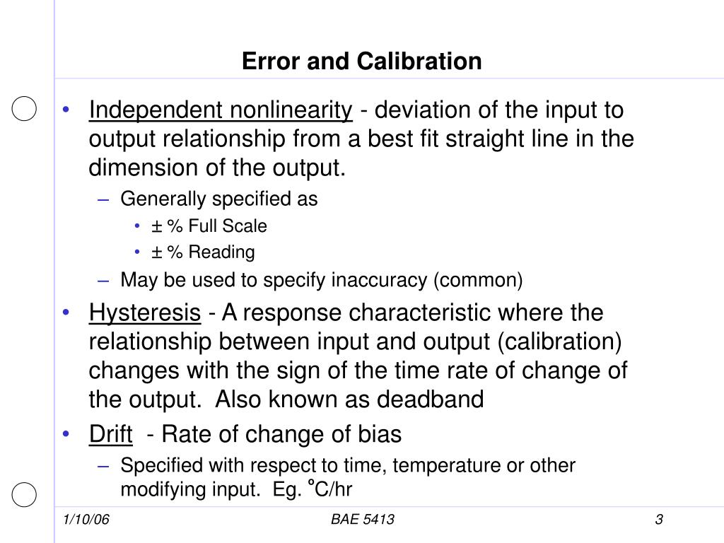 PPT Error and Calibration PowerPoint Presentation, free download ID