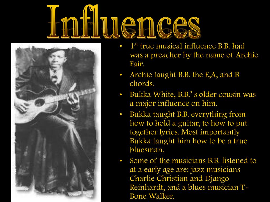 PPT B.B. King PowerPoint Presentation ID3104933