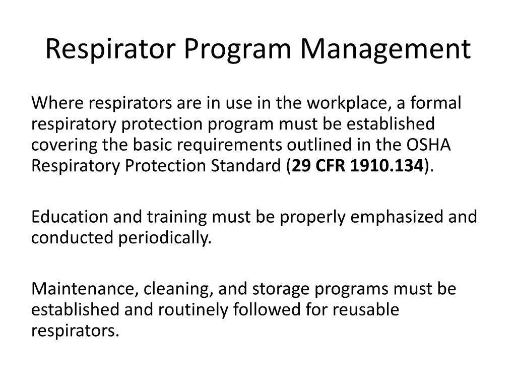 PPT Respiratory Protection PowerPoint Presentation, free download