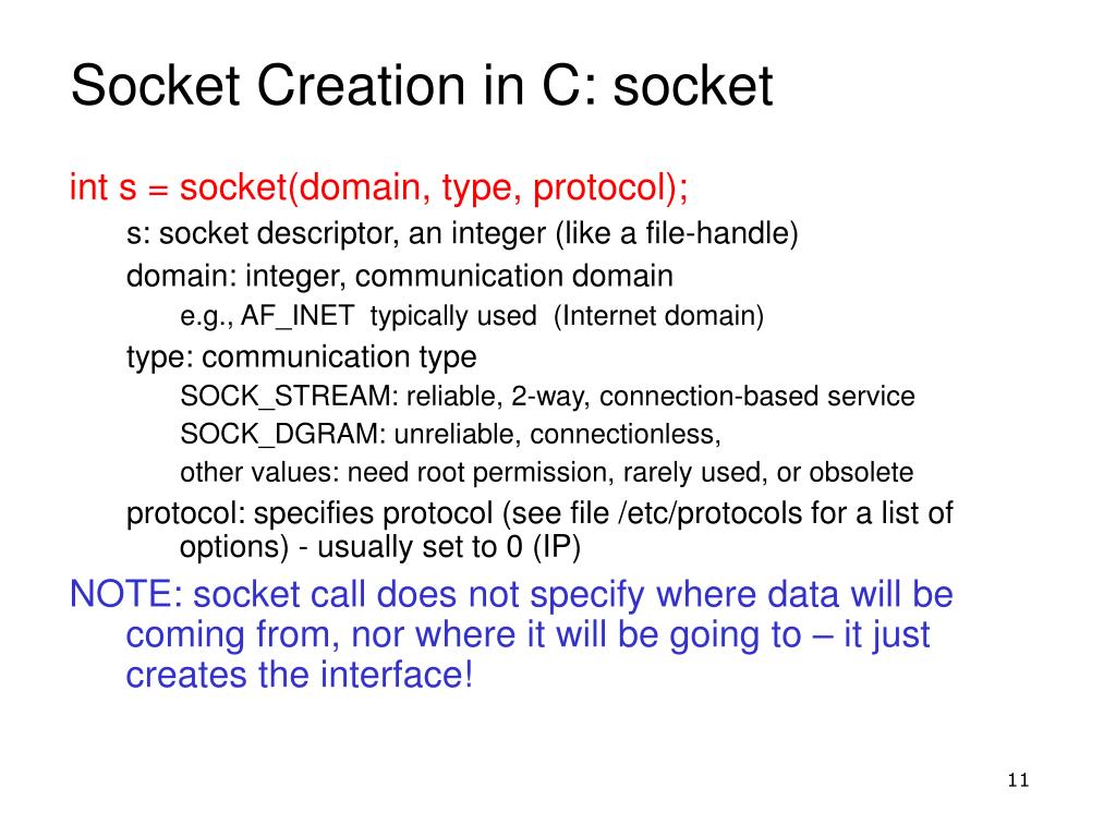 PPT Socket Programming PowerPoint Presentation, free download ID