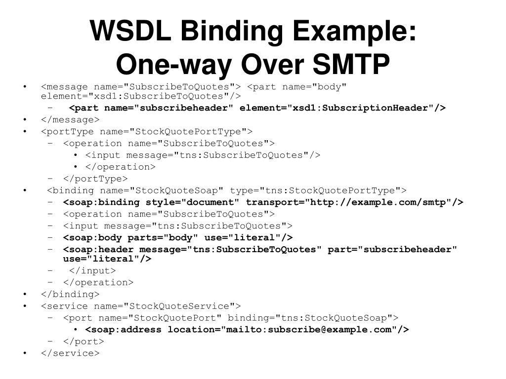 PPT SOAP, WSDL, UDDI PowerPoint Presentation, free download ID3106449