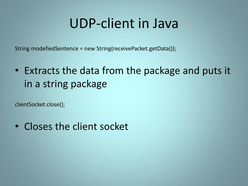 PPT Socket programming with UDP and TCP PowerPoint Presentation, free