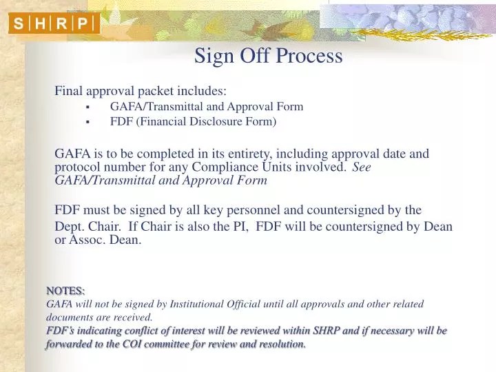 PPT Sign Off Process PowerPoint Presentation, free download ID3114017