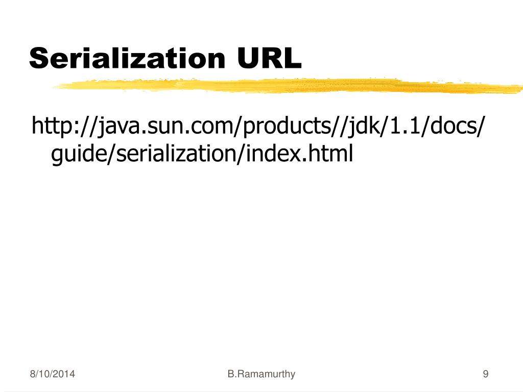 What Is The Use Of Serialization Id In Java at Lanelle Arnold blog