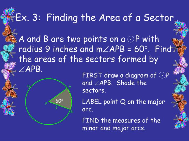PPT 11.5 Areas of Circles and Sectors PowerPoint Presentation ID