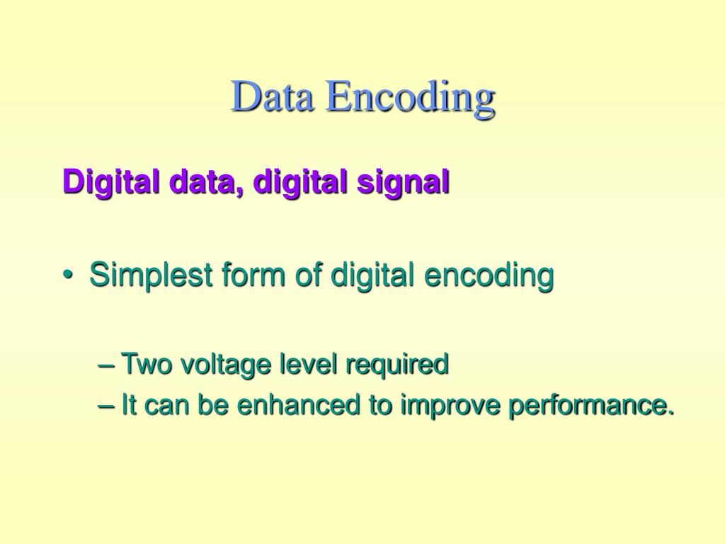 PPT Chapter 5 Data Encoding PowerPoint Presentation, free download