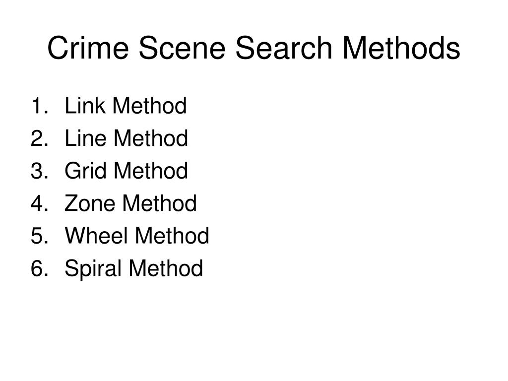 PPT CRIME SCENE PowerPoint Presentation, free download ID3125718