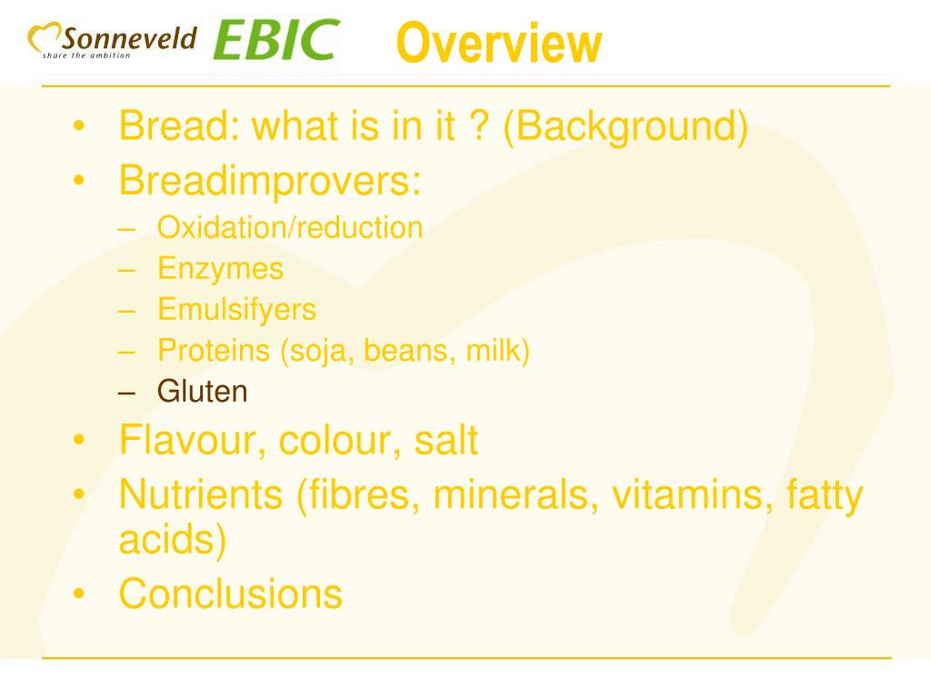 PPT Bread improvers PowerPoint Presentation, free download ID3127260