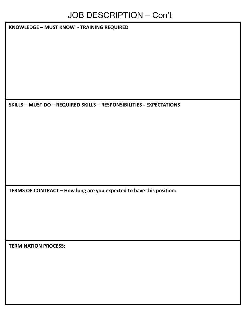 PPT JOB DESCRIPTION RED DRAGON INC. PowerPoint Presentation, free