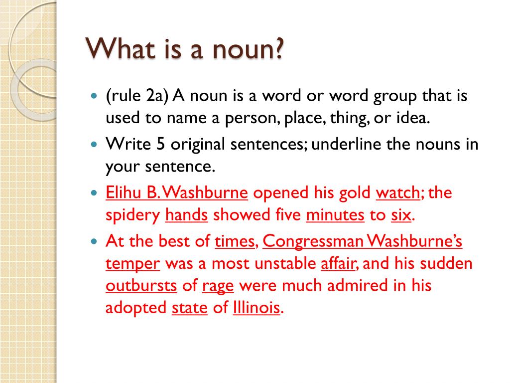 (southern american english, mle) ipa(key): Ppt Chapter 2 Nouns Pronouns And Adjectives Powerpoint Presentation Id 3129374