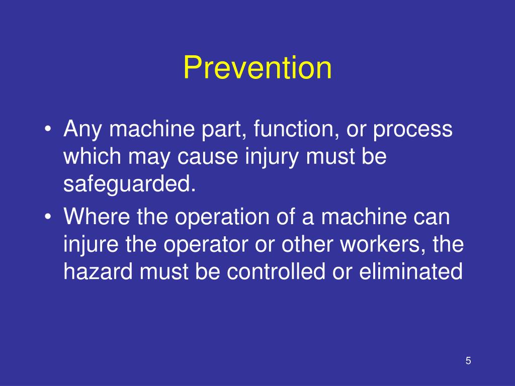 PPT Machinery Safety PowerPoint Presentation, free download ID3129773