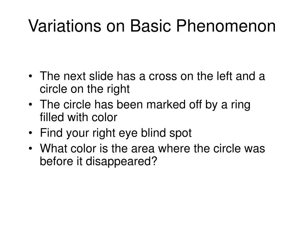 PPT - Demonstration of Blind Spot PowerPoint Presentation, free