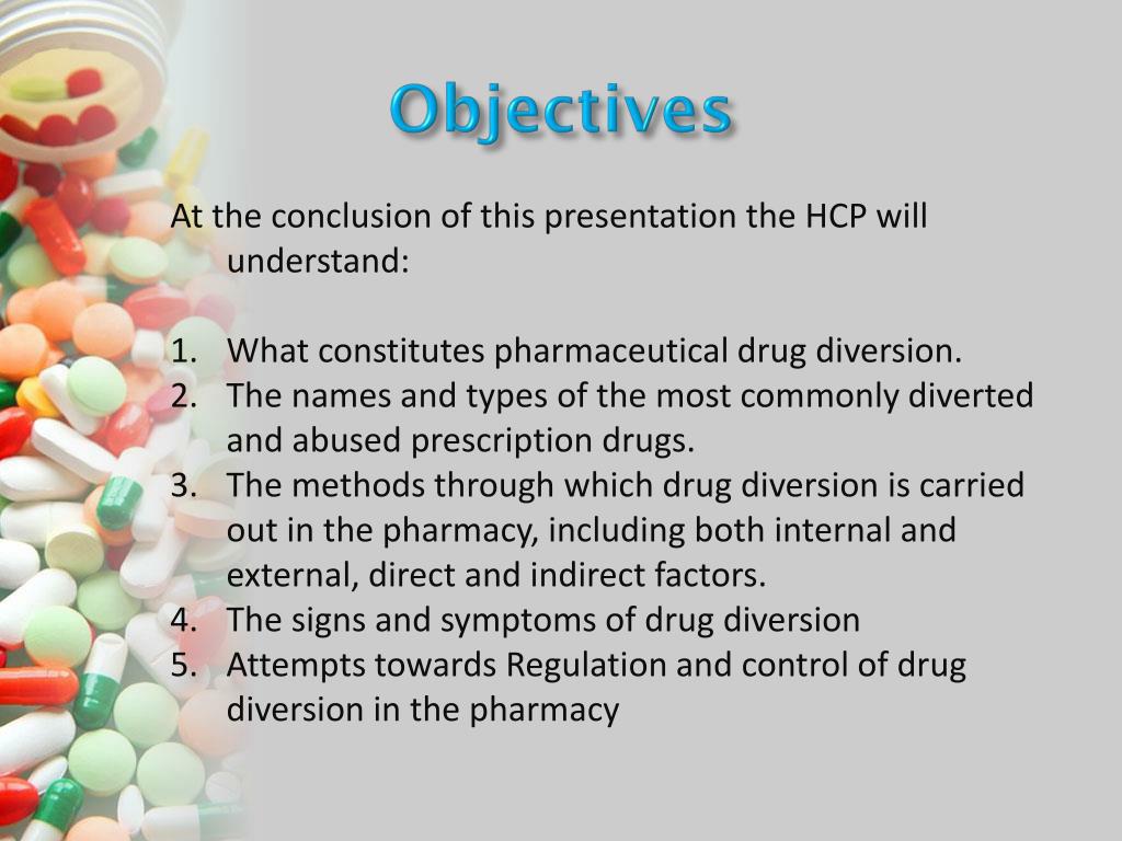 PPT DRUG Diversion and Pharmacy PowerPoint Presentation, free