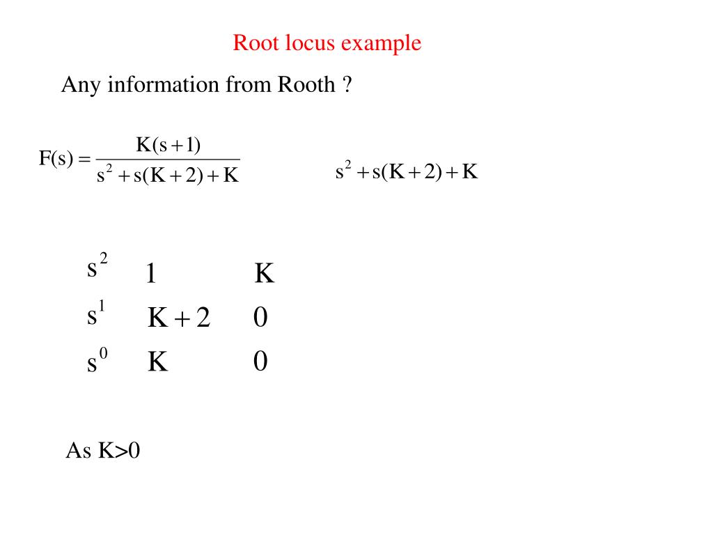 PPT What is Root Locus ? PowerPoint Presentation, free download ID